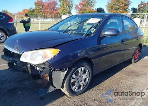 2010 Hyundai Elantra Blue из США, поврежденный, VIN KMHDU4AD0AU980415